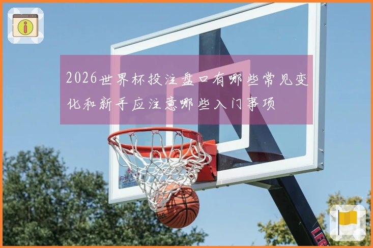 2026世界杯投注盘口有哪些常见变化和新手应注意哪些入门事项
